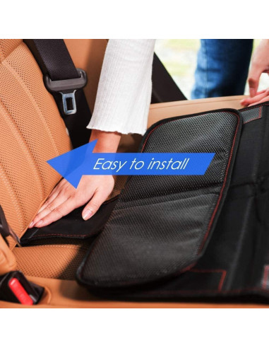 Protector de Asiento de Coche Funbliss Negro para Niños