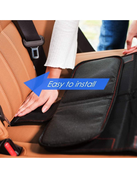 Protector de Asiento de Coche Funbliss Negro para Niños