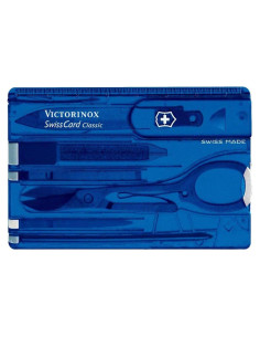 Tarjeta Multi-herramienta Victorinox Swiss Card Clásica Azul 10 Funciones