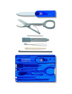 Tarjeta Multi-herramienta Victorinox Swiss Card Clásica Azul 10 Funciones 2