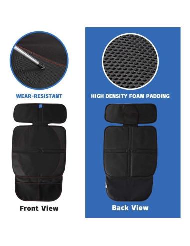 Protector de Asiento de Coche Funbliss Negro para Niños