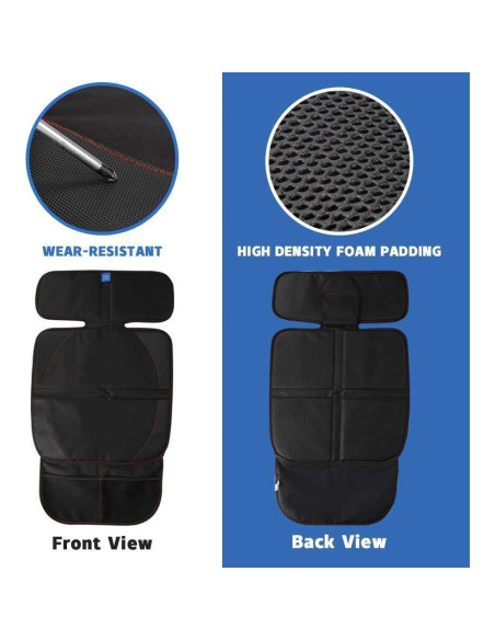 Protector de Asiento de Coche Funbliss Negro para Niños