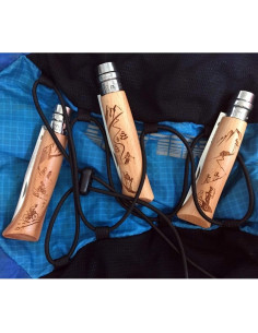 Cuchillo de bolsillo Opinel No8 - Acero inoxidable - Senderismo 2