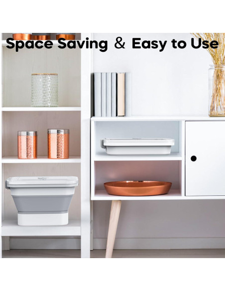 Contenedor de Almacenamiento Plegable DDMOMMY 9L para Comida de Perros Contenedor de Almacenamiento Plegable DDMOMMY 9L para Comida de Perros