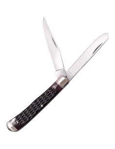 Cuchillo Plegable Cold Steel Trapper 2 Cuchillas Hueso 8.4 cm 2