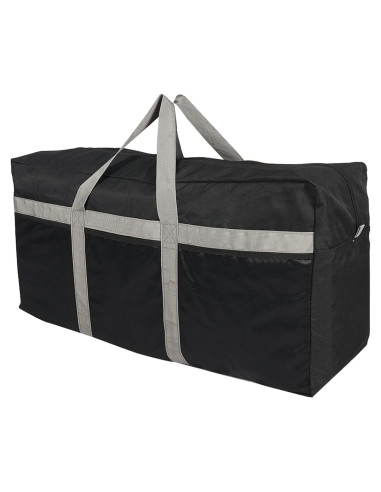 Bolsa de Viaje Plegable REDCAMP 100L Impermeable Negra