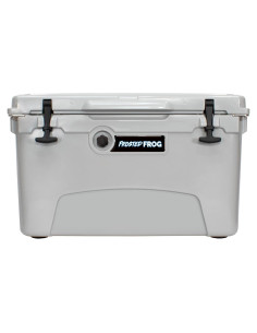 Caja de Hielo Aislada Frosted Frog 45QT Gris - Alta Resistencia