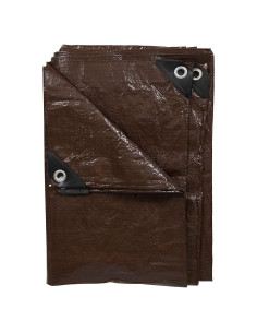 Lona Ligera Rip-Stop Stansport 1.52m x 2.13m Marrón U-57