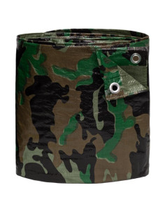 Lona Camuflaje 6x8 Tarp Supply HDPE Impermeable UV 5 Mils