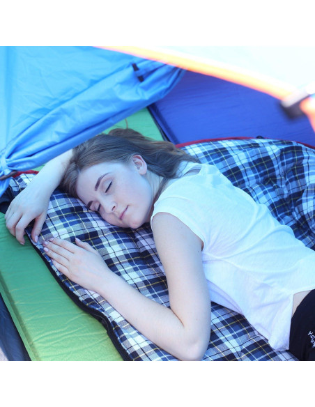 Saco de Dormir REDCAMP Algodón Flanela 4lbs Camping 190x84cm