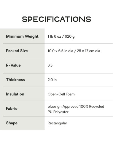 Colchón Autoinflable NEMO Flyer Regular 0.66 kg Abismo