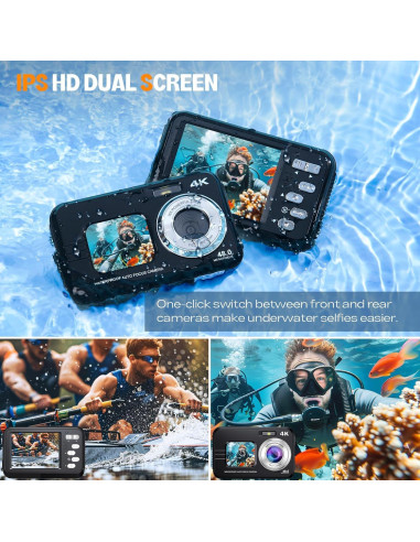 Cámara Submarina HICSHON WDC901 4K 48MP IP68 3.35M