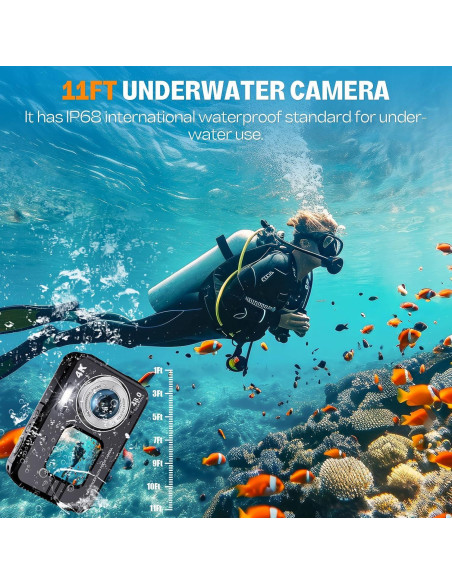 Cámara Submarina HICSHON WDC901 4K 48MP IP68 3.35M