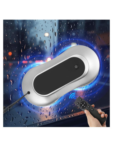 Robot Limpiador de Ventanas FairyPagoda Gris Plateado 1.16kg