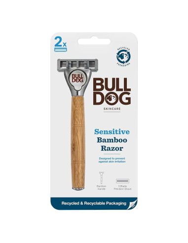 Afeitadora de Bambú Bulldog Cuidado de la Piel - 5 Cuchillas