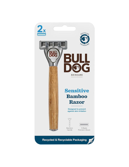 Afeitadora de Bambú Bulldog Cuidado de la Piel - 5 Cuchillas