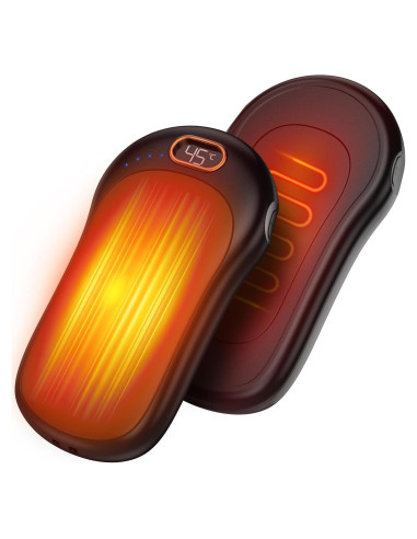 Calentadores de Manos Eléctricos Macamolly HW-1, 2 Piezas 10000mAh