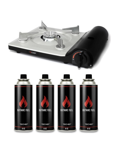 Estufa de Gas Butano Portátil TECHF - 2800 kcal/h