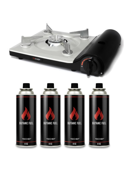 Estufa de Gas Butano Portátil TECHF - 2800 kcal/h
