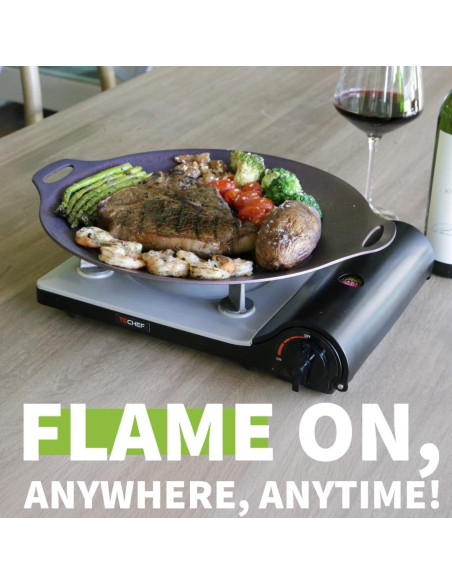 Estufa de Gas Butano Portátil TECHF - 2800 kcal/h