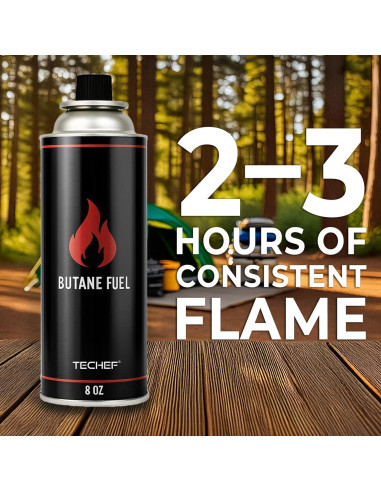 Estufa de Gas Butano Portátil TECHF - 2800 kcal/h