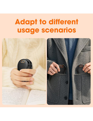 Calentadores de Manos Eléctricos Macamolly HW-1, 2 Piezas 10000mAh