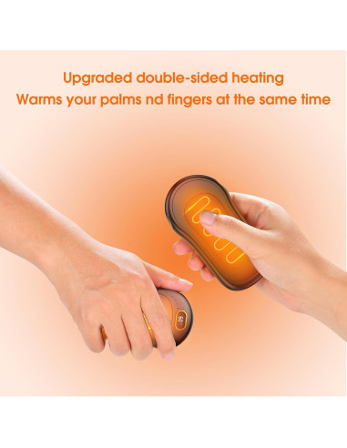 Calentadores de Manos Eléctricos Macamolly HW-1, 2 Piezas 10000mAh