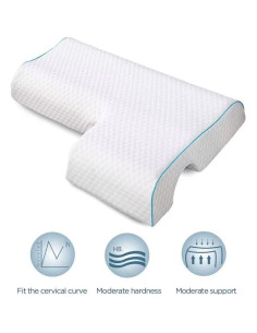 Almohada Arqueada para Abrazar JACKGOLD Izquierda 65x49 cm 2