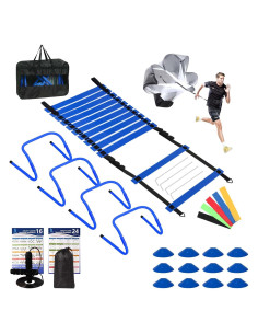 Conjunto de Entrenamiento de Agilidad Kevirice 6.1m 12 Peldaños