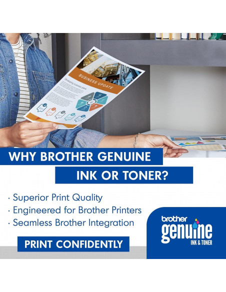 Tóner Negro Alta Capacidad Brother TN433BK - 4500 Páginas