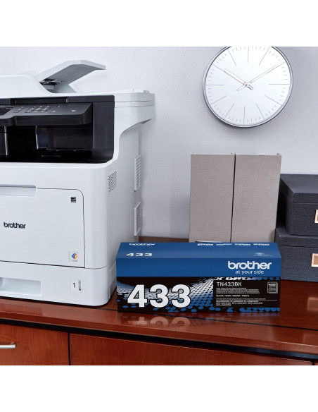 Tóner Negro Alta Capacidad Brother TN433BK - 4500 Páginas