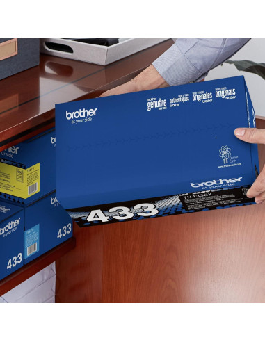 Tóner Negro Alta Capacidad Brother TN433BK - 4500 Páginas