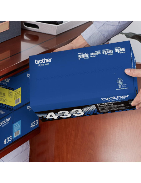 Tóner Negro Alta Capacidad Brother TN433BK - 4500 Páginas