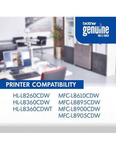 Tóner Negro Alta Capacidad Brother TN433BK - 4500 Páginas