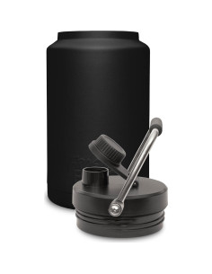 Jarra de Agua Frosted Frog 1 Galón Acero Inoxidable Negro 2