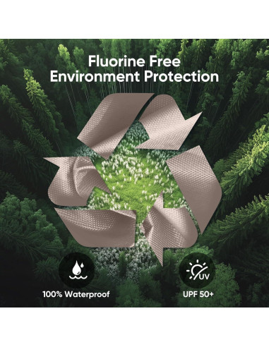 Carpa Plegable Quictent 3x3m Beige Impermeable UV para Camping