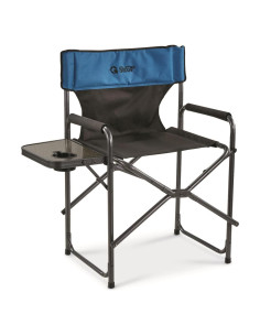 Silla de Campamento Guide Gear Alta Plegable 227 kg Azul/Negro
