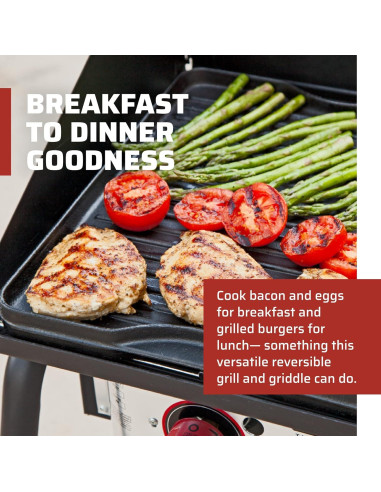 Plancha Reversible Camp Chef Hierro Fundido 40.6x35.6 cm