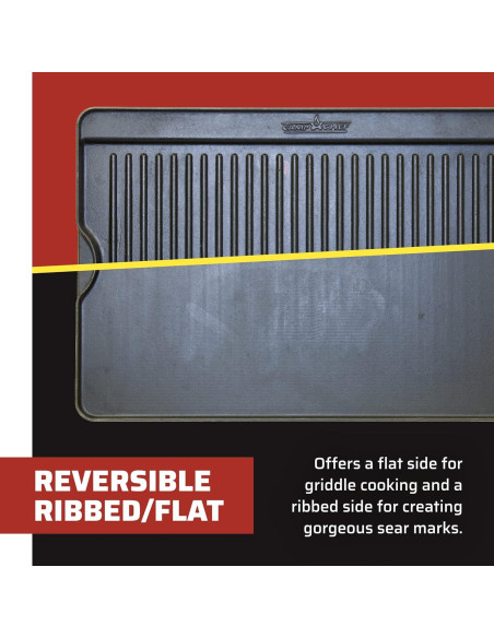 Plancha Reversible Camp Chef Hierro Fundido 40.6x35.6 cm