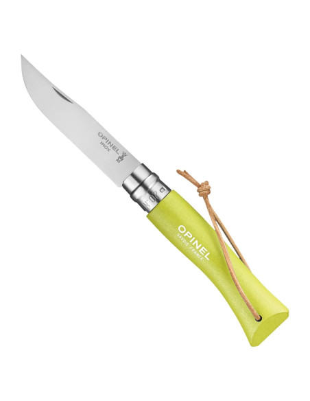 Cuchillo Plegable Opinel No.7 Acero Inoxidable 17.78cm Anís