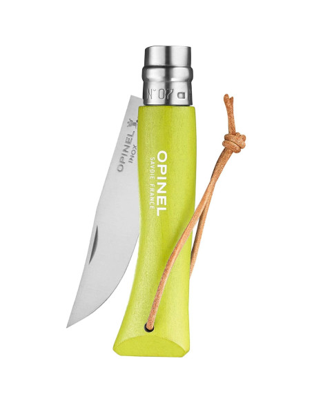 Cuchillo Plegable Opinel No.7 Acero Inoxidable 17.78cm Anís