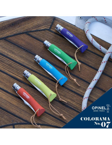 Cuchillo Plegable Opinel No.7 Acero Inoxidable 17.78cm Anís