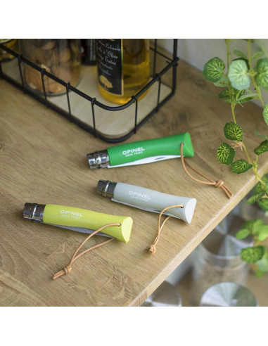 Cuchillo Plegable Opinel No.7 Acero Inoxidable 17.78cm Anís
