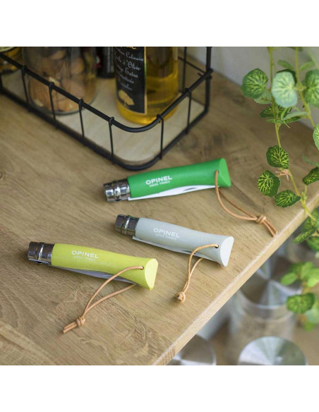 Cuchillo Plegable Opinel No.7 Acero Inoxidable 17.78cm Anís