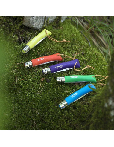 Cuchillo Plegable Opinel No.7 Acero Inoxidable 17.78cm Anís