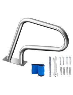 Pasamanos de piscina Migoda 76.2x55.9 cm acero inoxidable 304