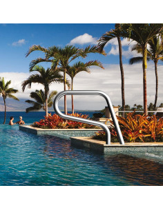 Pasamanos de piscina Migoda 76.2x55.9 cm acero inoxidable 304 2