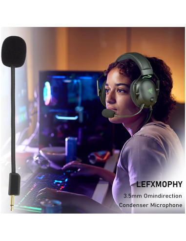 Micrófono Boom Desmontable LEFXMOPHY para Razer BlackShark V2