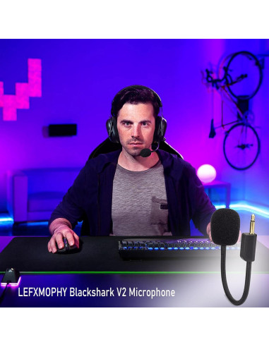 Micrófono Boom Desmontable LEFXMOPHY para Razer BlackShark V2