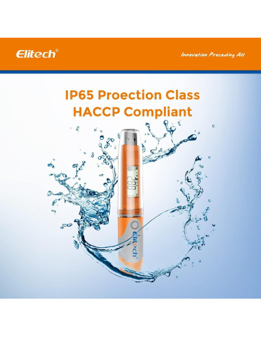 Registrador de Datos de Temperatura Elitech RC-51 USB 32000 Puntos